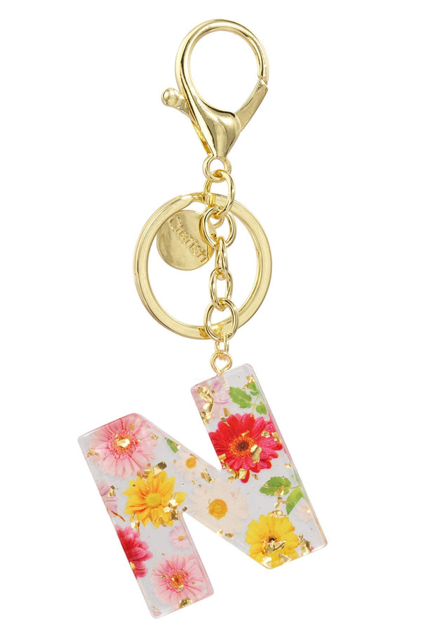 Carraig Donn Initial "N" Handbag Charm Keyring
