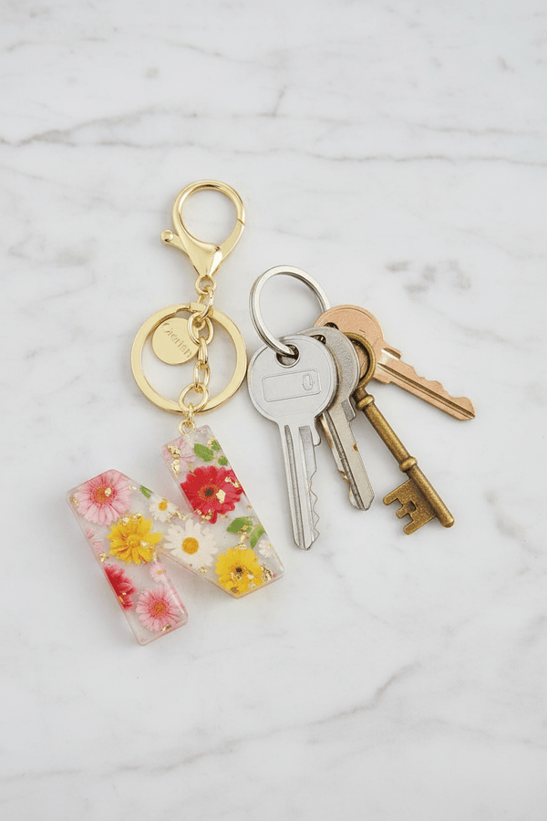 Carraig Donn Initial "N" Handbag Charm Keyring