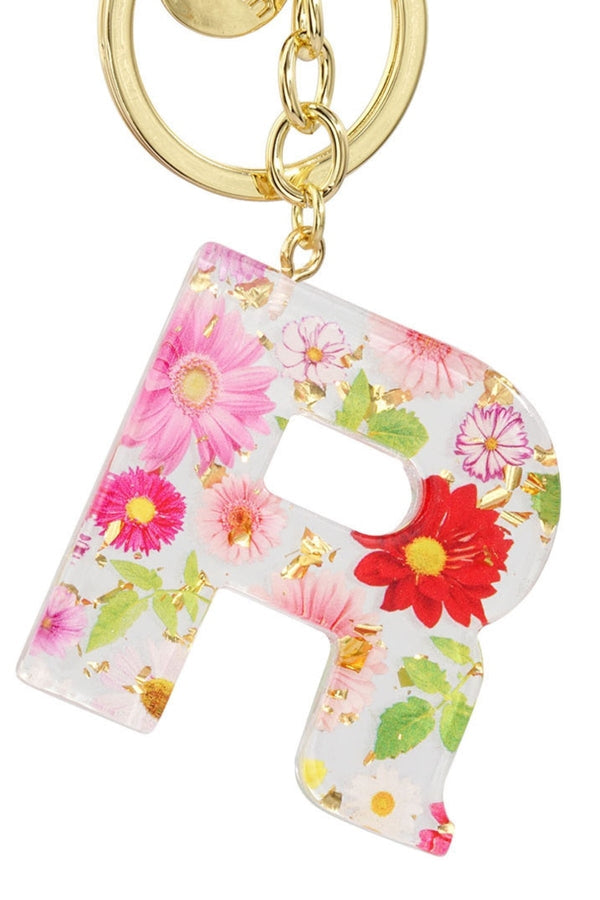 Carraig Donn Initial "R" Handbag Charm Keyring