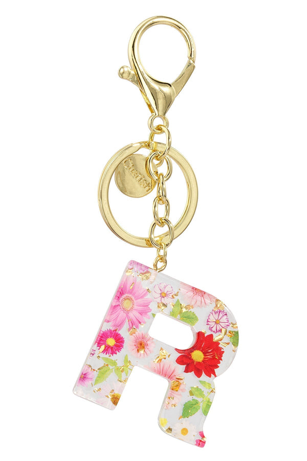 Carraig Donn Initial "R" Handbag Charm Keyring