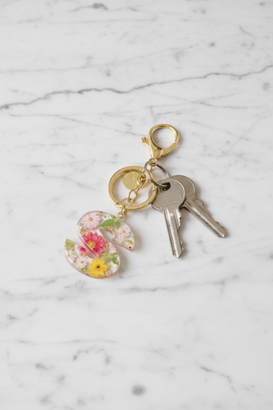 Carraig Donn Initial "S" Handbag Charm Keyring