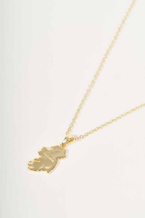 Carraig Donn Ireland "Abhaile" Gold Pendant Necklace