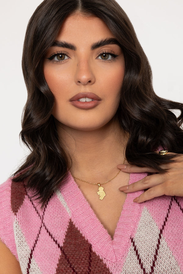 Carraig Donn Ireland "Abhaile" Gold Pendant Necklace