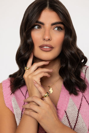 Carraig Donn Ireland "Abhaile" Gold Pendant Necklace