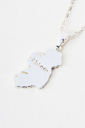Carraig Donn Ireland "Abhaile" Silver Pendant Necklace