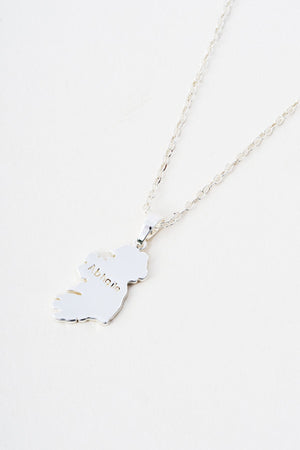 Carraig Donn Ireland "Abhaile" Silver Pendant Necklace