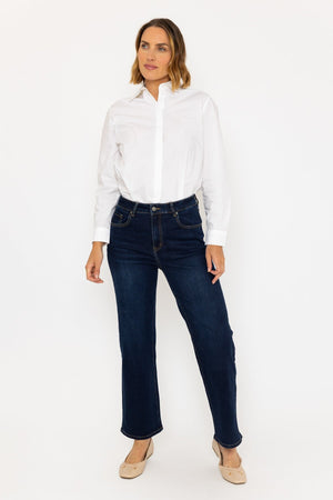 Carraig Donn Isabel Wide Leg Denim Trousers