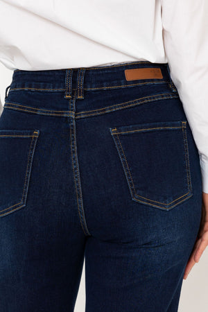 Carraig Donn Isabel Wide Leg Denim Trousers