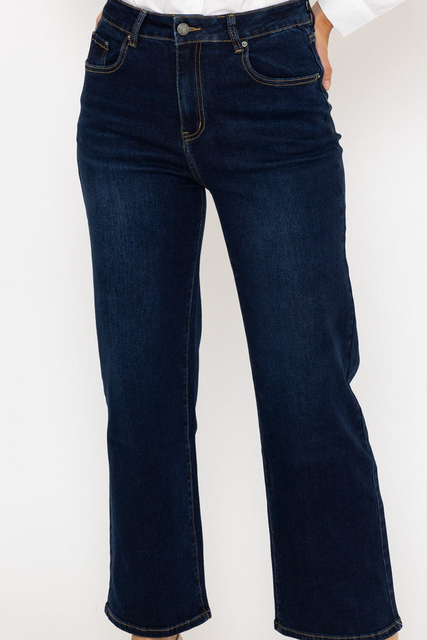 Carraig Donn Isabel Wide Leg Denim Trousers