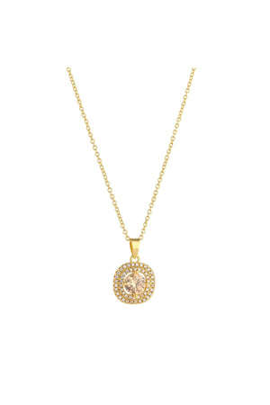 Carraig Donn Ivanna Champagne CZ Necklace