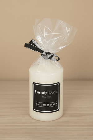 Carraig Donn Ivory Pillar Candle 11cm x 7cm