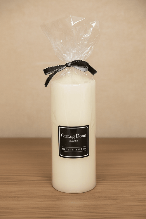 Ivory Pillar Candle 21cm