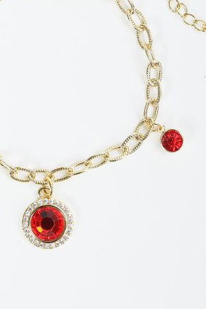 Carraig Donn July Birthstone Charm Bracelet