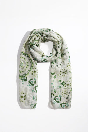 Carraig Donn Khaki Abstract Animal Print Scarf