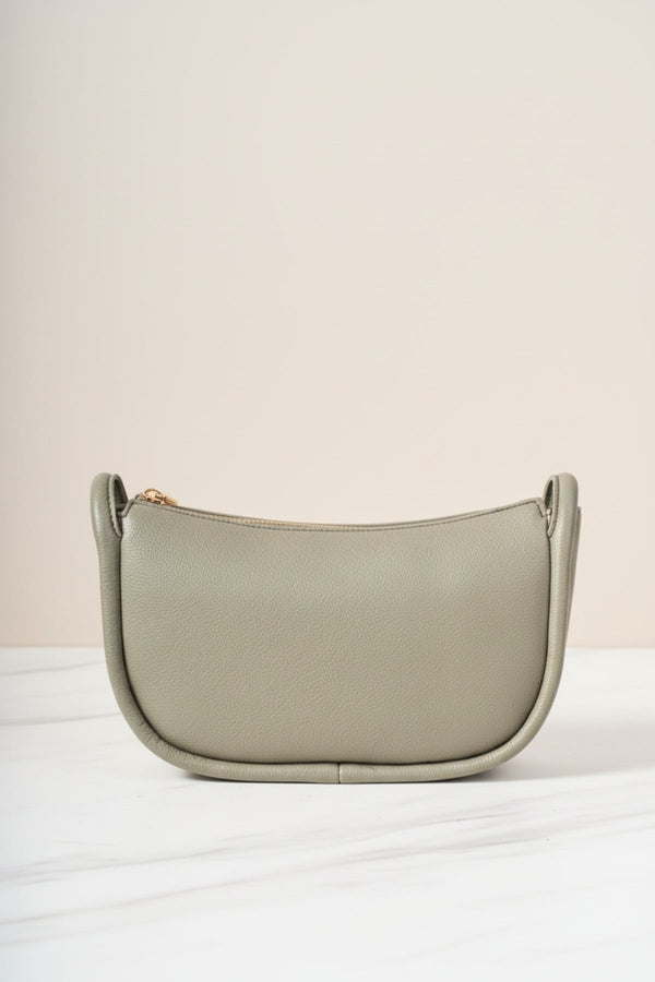 Carraig Donn Khaki Crescent Crossbody Bag