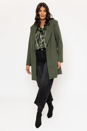 Carraig Donn Khaki One Button Coat