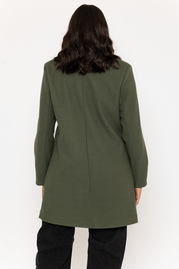 Carraig Donn Khaki One Button Coat