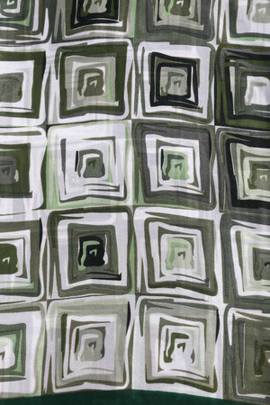 Carraig Donn Khaki Square Print Scarf