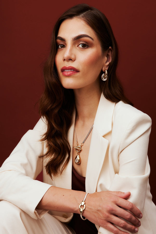 Carraig Donn Kyleigh Mixed Metal Earrings