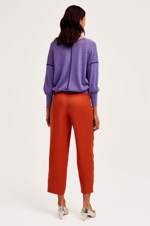 Carraig Donn Lahti Ankle Trousers in Brown