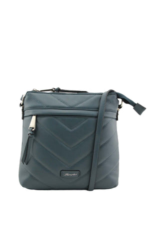 Laja Quilted Crossbody Bag in Teal