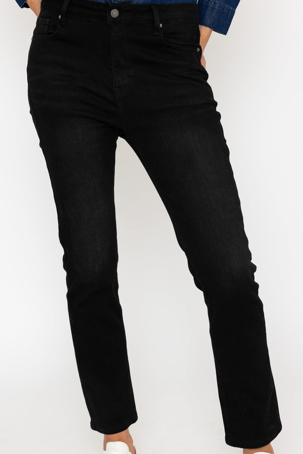 Carraig Donn Lana Straight Leg Jeans in Charcoal