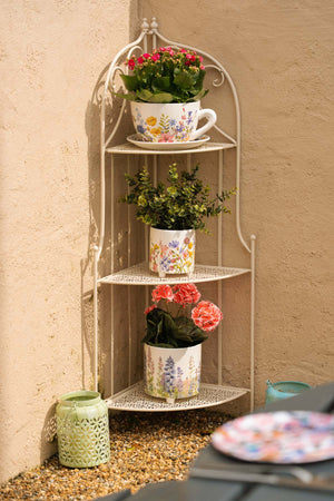 Carraig Donn Large Floral Plant Pot