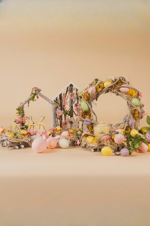 Carraig Donn Large Multicoloured Easter Tea Light Holder