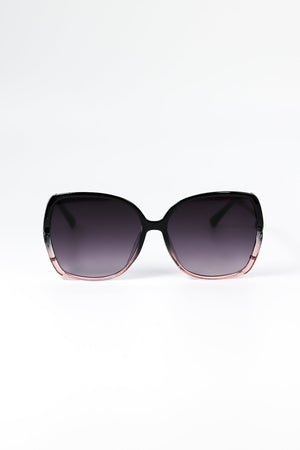 Large Square Sunglasses in Black