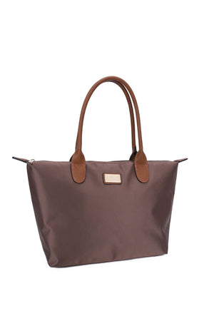Large Weekender Bag in Brown