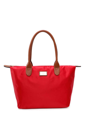 Large Weekender Bag in Red
