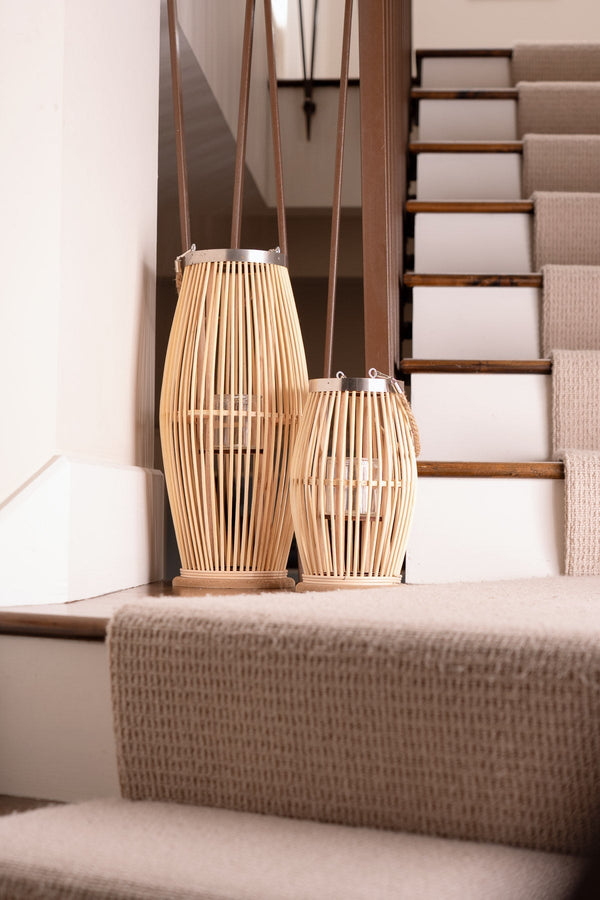 Carraig Donn Large Wicker Lantern
