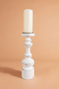 Carraig Donn Large Wooden Candle Holder