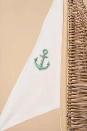 Carraig Donn Large Wooden Decorative Boat