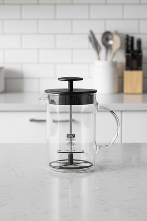 Carraig Donn Latteo Milk Frother with Glass Handle