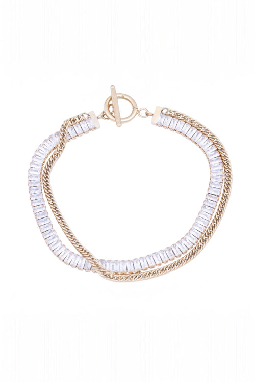 Carraig Donn Layered Crystal Bracelet