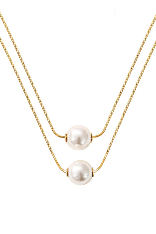 Layered Pearl Necklace