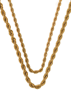 Carraig Donn Layered Rope Chain Necklace