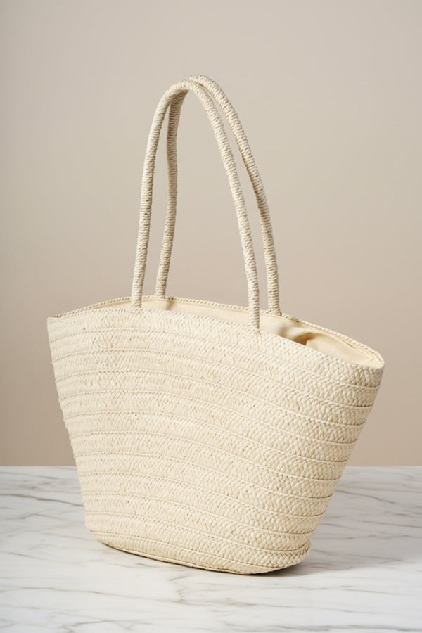 Carraig Donn Lemon Detail Basket Bag