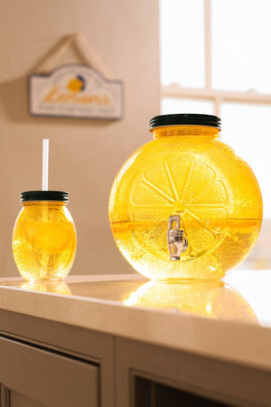 Carraig Donn Lemon Glass Drinks Dispenser