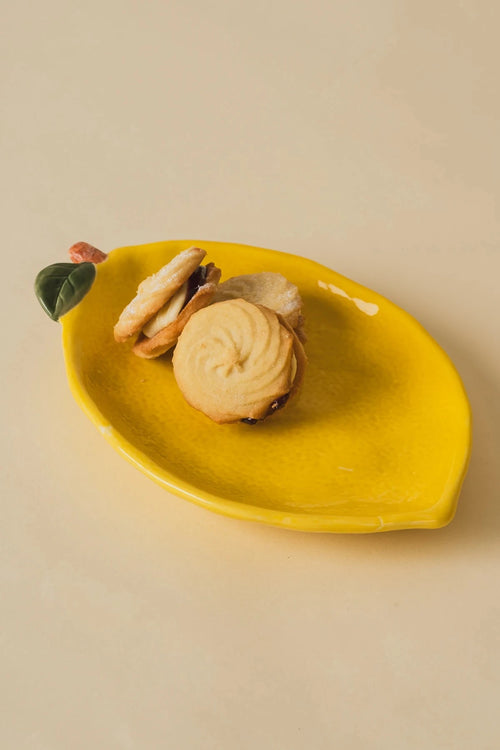 Lemon Shaped Plate