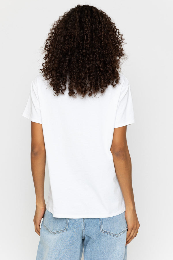 Carraig Donn Lemon Print White T-Shirt
