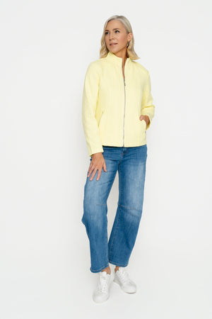 Carraig Donn Lemon Textured Jersey Jacket