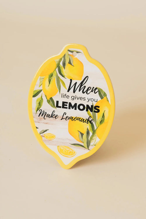 Lemon Wall Plaque