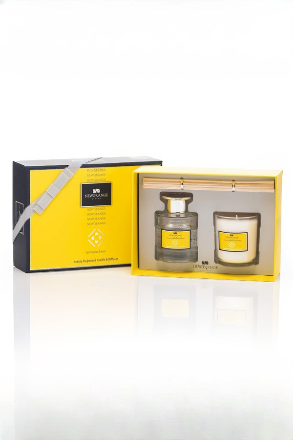 Carraig Donn Lemongrass Candle & Diffuser Gift Set