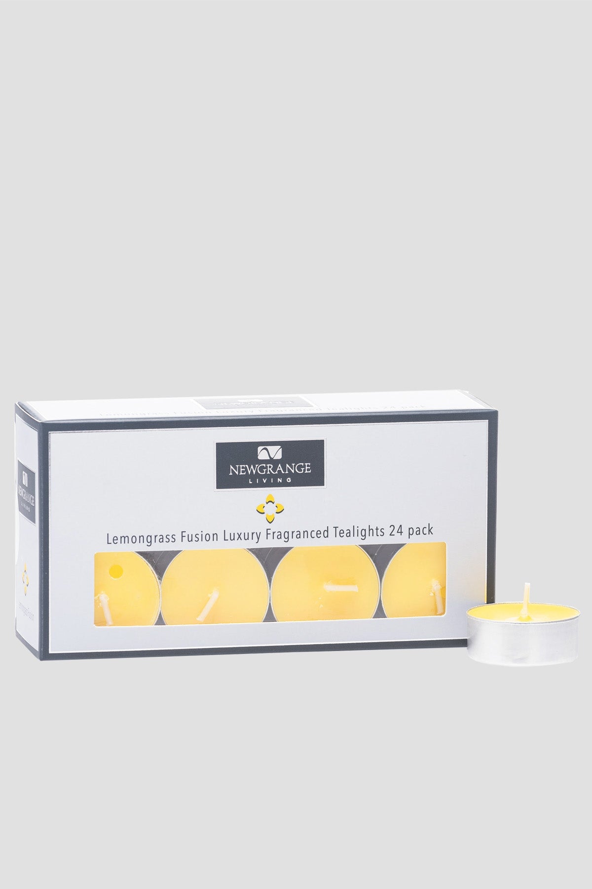 Carraig Donn Lemongrass Luxury Scented T-Lights 24 Pack