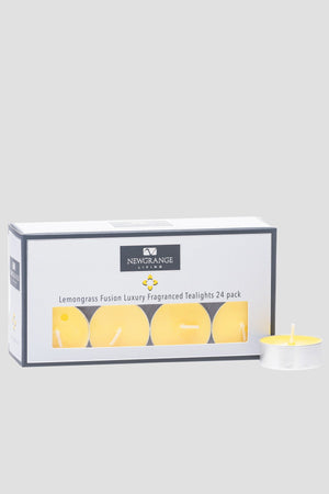 Lemongrass Luxury Scented T-Lights 24 Pack