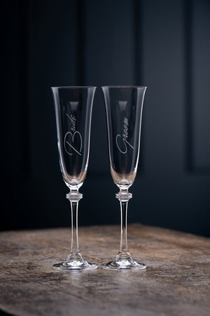Carraig Donn Liberty Bridge And Groom Flute Pair