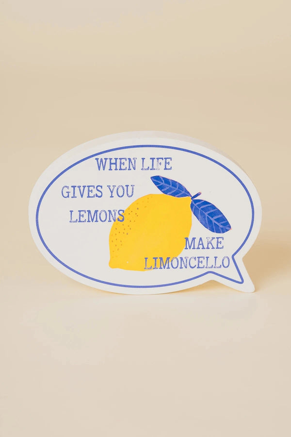 Carraig Donn "Life Gives You Lemons" Wooden Plaque