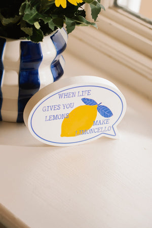 Carraig Donn "Life Gives You Lemons" Wooden Plaque